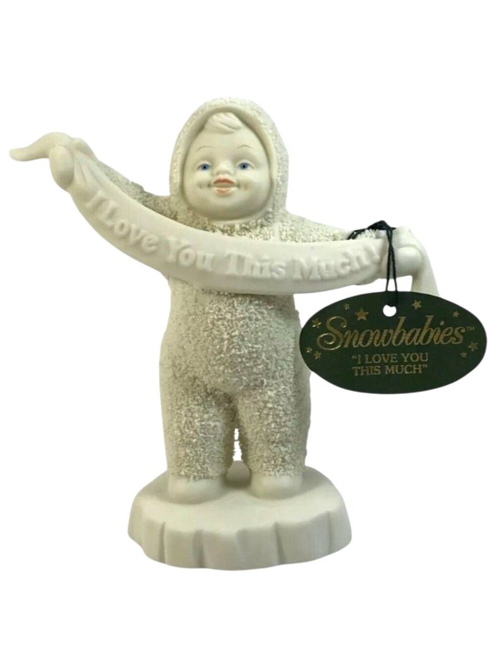 Vintage Department 56 Snowbabies "I Love You This Much" Item 56-68918 OG Box